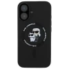 Чехол Karl Lagerfeld Silicone Karl & Choupette Ring для iPhone 16 Plus Black with MagSafe (KLHMP16MSCMKCRHK)