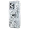 Чехол Karl Lagerfeld Liquid Glitter Karl Head для iPhone 16 Pro Transparent with MagSafe (KLHMP16LLGKISGH)