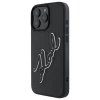 Чохол Karl Lagerfeld 3D Rubber Bicolor Signature для iPhone 16 Pro Black (KLHCP16L3DRKSDLK)