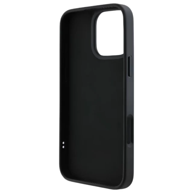 Чохол Karl Lagerfeld 3D Rubber Bicolor Signature для iPhone 16 Pro Black (KLHCP16L3DRKSDLK)