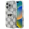 Чохол Karl Lagerfeld IML Karl Head & Monogram для iPhone 16 Pro Max Transparent (KLHCP16XHKLPKHT)