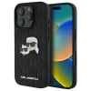 Чохол Karl Lagerfeld Monogram Karl & Choupette Head Pin для iPhone 16 Pro Max Black (KLHCP16XPGKLKCPK)