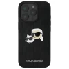 Чохол Karl Lagerfeld Monogram Karl & Choupette Head Pin для iPhone 16 Pro Max Black (KLHCP16XPGKLKCPK)