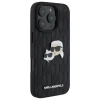 Чохол Karl Lagerfeld Monogram Karl & Choupette Head Pin для iPhone 16 Pro Max Black (KLHCP16XPGKLKCPK)