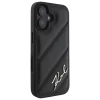 Чохол Karl Lagerfeld Quilted Signature для iPhone 16 Plus Black (KLHCP16MPQDSMGK)