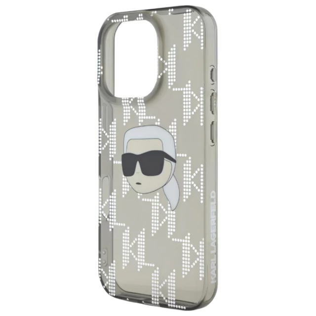 Чохол Karl Lagerfeld IML Karl Head & Monogram для iPhone 16 Pro Black (KLHCP16LHKLPKHK)