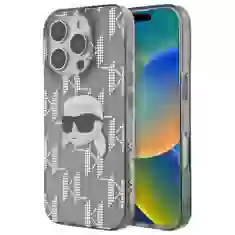 Чохол Karl Lagerfeld IML Karl Head & Monogram для iPhone 16 Pro Black (KLHCP16LHKLPKHK)