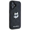 Чохол Karl Lagerfeld Monogram Choupette Head Pin для iPhone 16 Black (KLHCP16SPGKLCHPK)