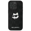 Чохол Karl Lagerfeld Monogram Choupette Head Pin для iPhone 16 Pro Black (KLHCP16LPGKLCHPK)