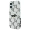 Чохол Karl Lagerfeld IML Karl Head & Monogram для iPhone 16 Transparent (KLHCP16SHKLPKHT)