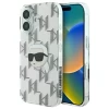 Чохол Karl Lagerfeld IML Karl Head & Monogram для iPhone 16 Transparent (KLHCP16SHKLPKHT)