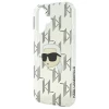 Чохол Karl Lagerfeld IML Karl Head & Monogram для iPhone 16 Transparent (KLHCP16SHKLPKHT)