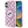 Чохол Karl Lagerfeld IML Monogram Karl & Choupette Head для iPhone 16 Pink with MagSafe (KLHMP16SHMCKMHP)