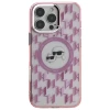 Чохол Karl Lagerfeld IML Monogram Karl & Choupette Head для iPhone 16 Pro Max Pink with MagSafe (KLHMP16XHMCKMHP)