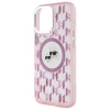 Чохол Karl Lagerfeld IML Monogram Karl & Choupette Head для iPhone 16 Pro Max Pink with MagSafe (KLHMP16XHMCKMHP)