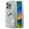 Чехол Karl Lagerfeld Liquid Glitter Karl & Choupette Head для iPhone 16 Pro Max Transparent with MagSafe (KLHMP16XLGKCSGH)