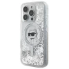 Чохол Karl Lagerfeld Liquid Glitter Choupette Head для iPhone 16 Pro Max Transparent with MagSafe (KLHMP16XLGCHSGH)