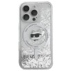 Чохол Karl Lagerfeld Liquid Glitter Choupette Head для iPhone 16 Pro Max Transparent with MagSafe (KLHMP16XLGCHSGH)