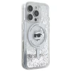 Чохол Karl Lagerfeld Liquid Glitter Choupette Head для iPhone 16 Pro Max Transparent with MagSafe (KLHMP16XLGCHSGH)