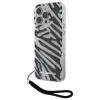 Чехол Karl Lagerfeld IML Zebra Pattern & Cord для iPhone 16 Pro Max Black (KLHCP16XHZBPKCCK)