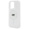 Чохол Karl Lagerfeld IML Metal Karl Head для iPhone 16 Pro Max White with MagSafe (KLHMP16XHLSKIH)