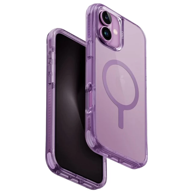 Чохол UNIQ Combat для iPhone 16 Plus Grape Pink with MagSafe (UNIQ-IP6.7(2024)-COMMGPNK)