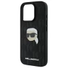 Чохол Karl Lagerfeld Monogram Karl Head Pin для iPhone 16 Pro Black (KLHCP16LPGKLKIPK)