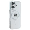 Чохол Karl Lagerfeld IML Metal Karl Head для iPhone 16 Plus White with MagSafe (KLHMP16MHLSKIH)