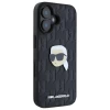 Чохол Karl Lagerfeld Monogram Karl Head Pin для iPhone 16 Black (KLHCP16SPGKLKIPK)