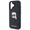 Чохол Karl Lagerfeld Monogram Karl Head Pin для iPhone 16 Black (KLHCP16SPGKLKIPK)