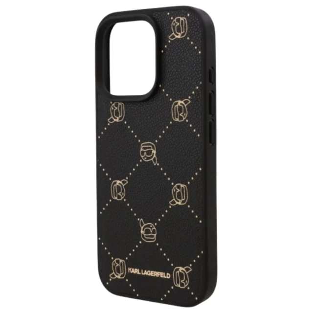 Чохол Karl Lagerfeld Karl Heads для iPhone 16 Pro Max Black with MagSafe (KLHMP16XPGKHPHK)