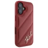 Чохол Karl Lagerfeld Quilted Signature для iPhone 16 Red (KLHCP16SPQDSMGR)