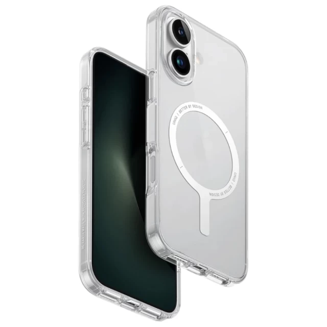 Чохол UNIQ Clario для iPhone 16 Plus Lucent Clear with MagSafe (UNIQ-IP6.7(2024)-CLARMCLR)