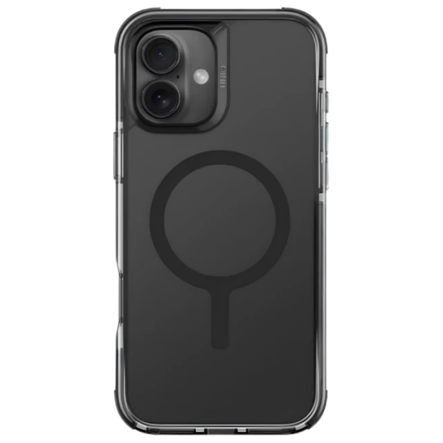 Чехол UNIQ Combat для iPhone 16 Carbon Black with MagSafe (UNIQ-IP6.1(2024)-COMMBLK)