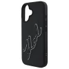 Чохол Karl Lagerfeld 3D Rubber Bicolor Signature для iPhone 16 Black (KLHCP16S3DRKSDLK)