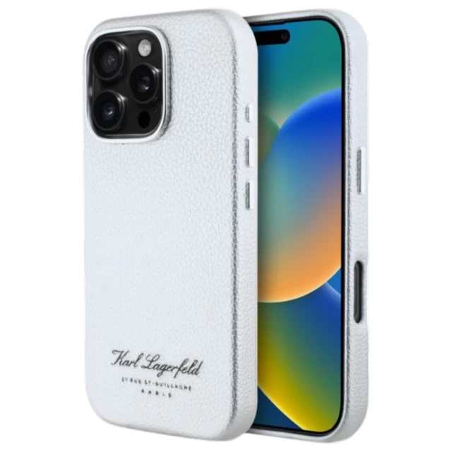 Чохол Karl Lagerfeld FW Hotel RSG для iPhone 16 Pro Grey (KLHCP16LPGWCMKHG)