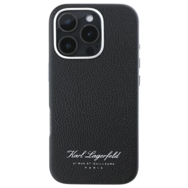 Чехол Karl Lagerfeld FW Hotel RSG для iPhone 16 Pro Black (KLHCP16LPGWCMKHK)