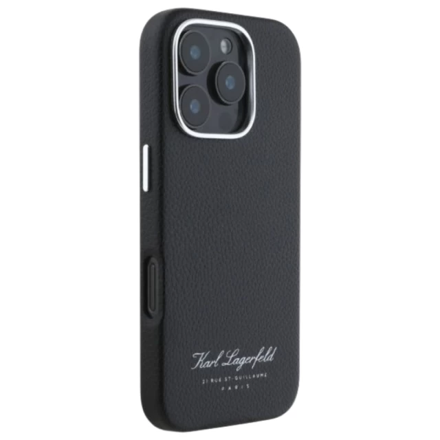 Чехол Karl Lagerfeld FW Hotel RSG для iPhone 16 Pro Black (KLHCP16LPGWCMKHK)