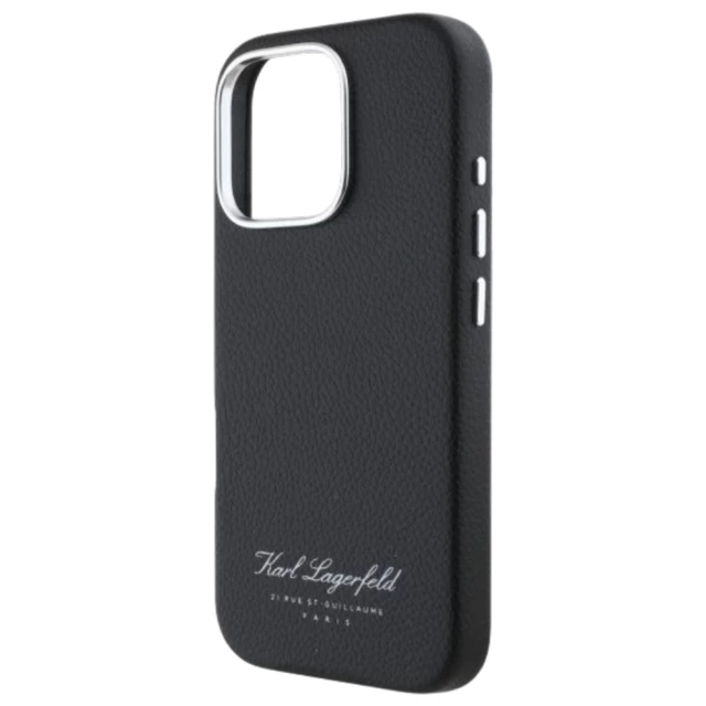 Чехол Karl Lagerfeld FW Hotel RSG для iPhone 16 Pro Black (KLHCP16LPGWCMKHK)