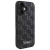 Чохол Karl Lagerfeld Leather Monogram Metal Logo для iPhone 16 Black with MagSafe (KLHMP16SPKHPORPK)