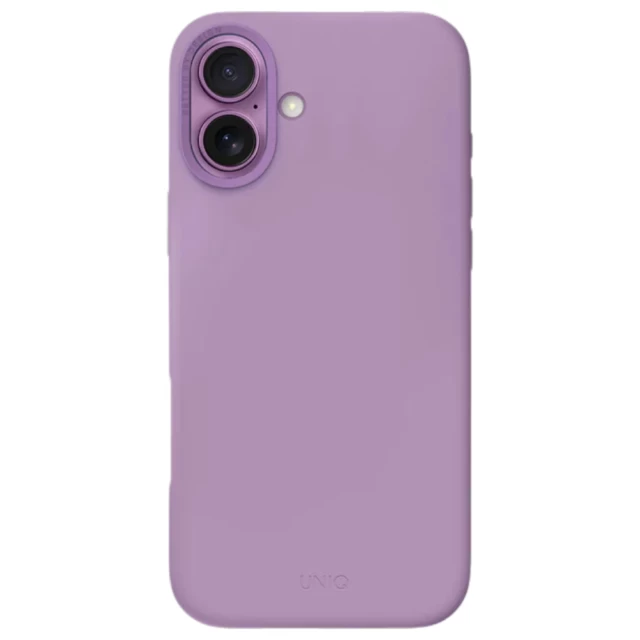 Чехол UNIQ Lino Hue для iPhone 16 Grape Pink with MagSafe (UNIQ-IP6.1(2024)-LINOHMGPNK)