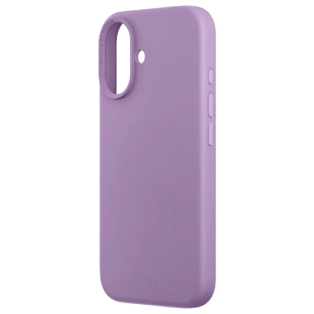 Чехол UNIQ Lino Hue для iPhone 16 Grape Pink with MagSafe (UNIQ-IP6.1(2024)-LINOHMGPNK)