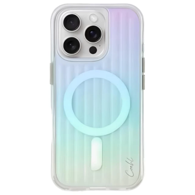 Чохол UNIQ Coehl Linear для iPhone 16 Pro Iridescent with MagSafe (UNIQ-IP6.3P(2024)-LINMIRD)