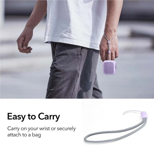 Чохол ESR Orbit Halolock для AirPods 4 Purple with MagSafe (4894240228883)