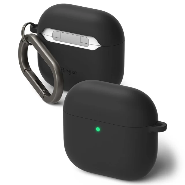 Чехол Ringke Silicone для AirPods 4 Black (8800274964198)