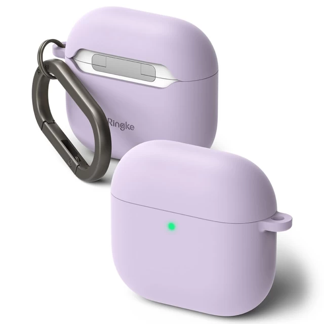 Чохол Ringke Silicone для AirPods 4 Light Purple (8800274964228)