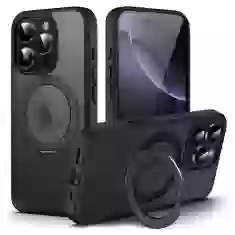 Чохол ROCK Crystal Rotating Magnetic Foldable Bracket для iPhone 16 Pro Max Black with Magnetic