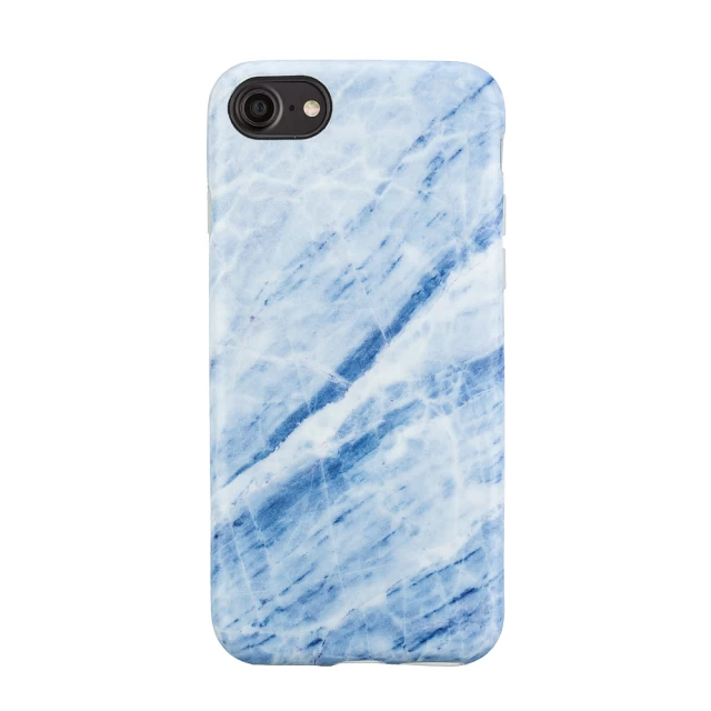 Чехол силиконовый для iPhone 6/6s Marble Sea Blue