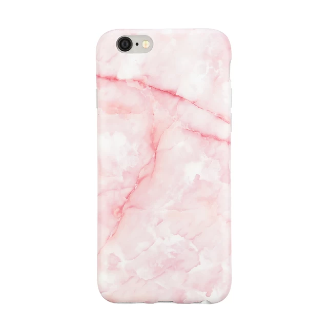 Чохол силіконовий для iPhone 6/6s Marble Rose Granite