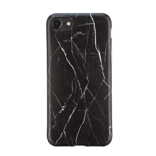 Чехол силиконовый для iPhone 7/8 Marble Dark Lust